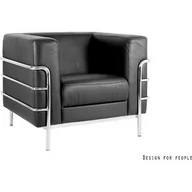 Fotele - Fotel nowoczesny ARMO Unique Czarny  ✂ RABAT w sklepie! ✂️ - miniaturka - grafika 1