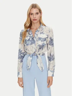 Guess Koszula W5GH03 WH4K2 Biały Regular Fit - Koszule damskie - miniaturka - grafika 1