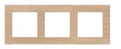 Klawisze i ramki - Kontakt Simon Ramka potrójna Nature Simon 55 - dąb jasny - miniaturka - grafika 1