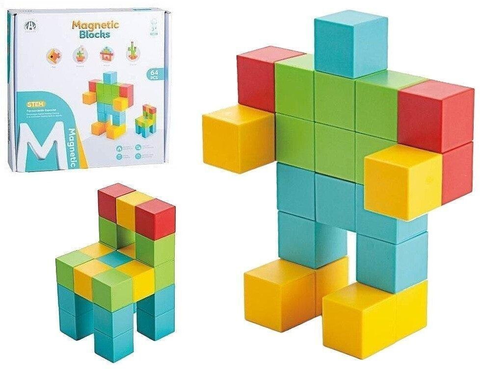 Adar Klocki magnetyczne 64el