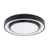 Lampy sufitowe - Plafon do salonu Zygmunt 326690 Polux LED 48W 3000-6000K IP44 czarny - miniaturka - grafika 1