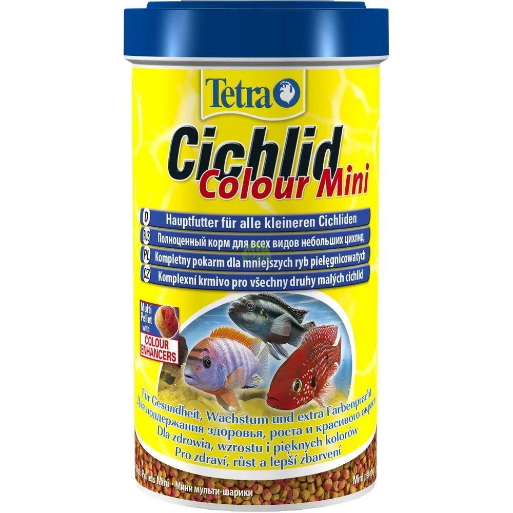 Tetra Pokarm Cichlid Colour Mini 500ml 44707-uniw