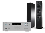 Zestawy stereo - Rotel RA-1572 MkII (srebrny) + Tesi 6 (czarny) - miniaturka - grafika 1