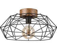 Lampy sufitowe - Brilagi - Lampa sufitowa WOODY BASKET 1xE27/60W/230V dąb - miniaturka - grafika 1