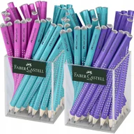 Ołówki - OŁÓWEK FABER-CASTELL SPARKLE PEARLY JUMBO B - miniaturka - grafika 1