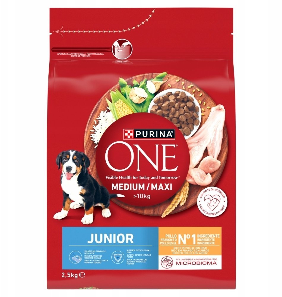 Purina PURINA ONE MED/MAX Junior Chicken & Rice 2,5kg