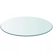 Blaty meblowe i parapety okienne - Blat stołu szklany okrągły 400 mm - miniaturka - grafika 1