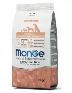 MONGE SPECIALITY LINE ALL BREEDS PUPPY ŁOSOŚ Z RYŻEM 12KG