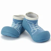 Skarpetki dla dzieci - Attipas® Lekkie Bambusowe Buciki Niemowlęce Bamboo Running Blue 10,8 Cm / 19 Antypoślizgowe - miniaturka - grafika 1