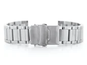 Akcesoria do zegarków - Bransoleta Pacific Model 10 solid - srebrna 24mm - miniaturka - grafika 1