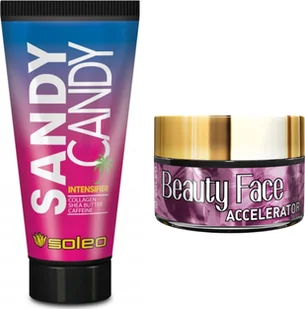 Soleo Soleo Sandy Candy + Słoiczek Beauty Face - Balsamy i kremy do opalania - miniaturka - grafika 1