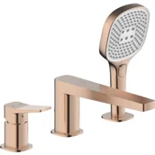 Baterie wannowe i prysznicowe - KFA Bateria wannowa natynkowa ARMATURA Malaga 4525-210-34 Szczotkowane różowe złoto - miniaturka - grafika 1