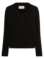 Swetry damskie - Selected Femme Sweter damski Kobiety czarny jednolity, S - miniaturka - grafika 1