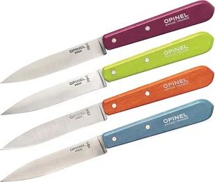 Opinel Kitchen N°112 - Zestaw noży do obierania - 10 cm - słodkie, optymistyczne kolory - Noże kuchenne - miniaturka - grafika 1