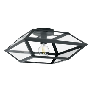 Lampa sufitowa CASEFABRE 45 E27 - czarny - Oprawy, klosze i abażury - miniaturka - grafika 1