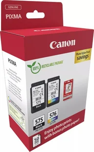 Tusz Canon Canon PG-575 / CL-576 Photo Value Pack - Tusze oryginalne - miniaturka - grafika 1