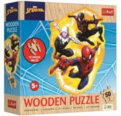 Puzzle - Puzzle drewniane 50 SpiderMan gotowy w akcji TREFL - miniaturka - grafika 1