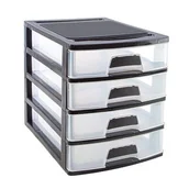Pudła i pojemniki do przechowywania - Zestaw 4 szuflad - miniaturka - grafika 1
