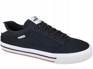 Buty sportowe męskie - Puma Court Classic Vulc 395020 03 Buty Męskie Trampki Tenisówki Czarne - miniaturka - grafika 1