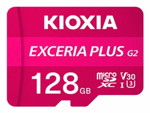 Kioxia LMPL2M128GG2 pamięć flash 128 GB MicroSDXC UHS-I Klasa 10 LMPL2M128GG2 - Karty pamięci - miniaturka - grafika 1