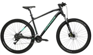 Rowery - Rower górski męski Kross Level 1.0 29 L(19") czarny/zielony - miniaturka - grafika 1