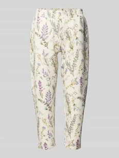 Spodnie dresowe o skróconym kroju regular fit z mieszanki wiskozy - Spodnie sportowe damskie Spodnie dresowe o skróconym kroju regular fit z mieszanki wiskozy - Spodnie sportowe damskie - miniaturka - grafika 1