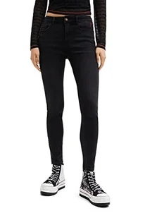 Desigual jeansy damskie, Schwarz, 34 - Spodnie damskie - miniaturka - grafika 1