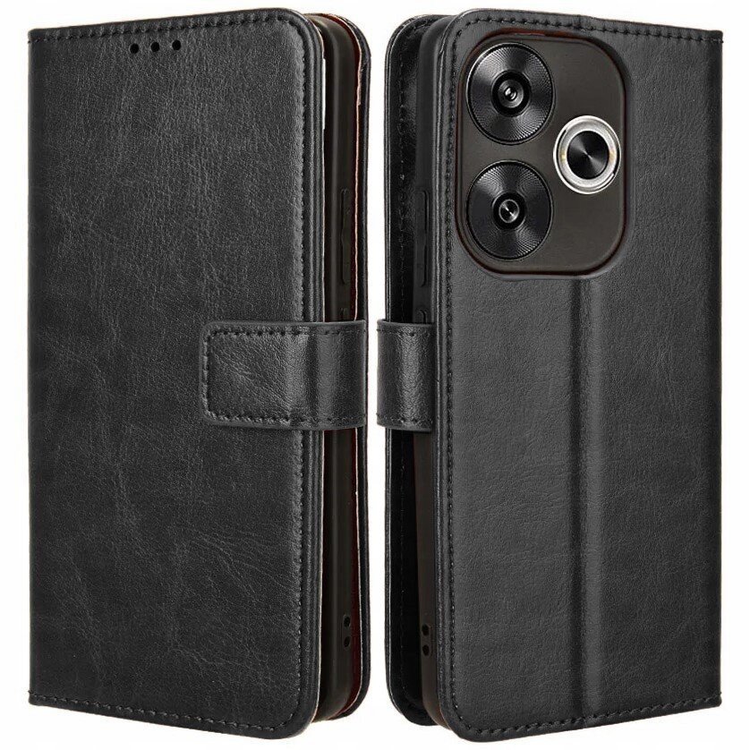 Etui Z Klapką Do Xiaomi Poco F6 Case Plecki Skóra Eko Portfel