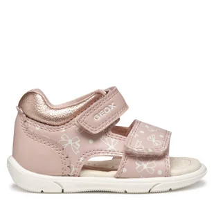 Sandały Geox B Sandal Zapito B556FD 000BC C8172 Różowy - Buty dla dziewczynek - miniaturka - grafika 1