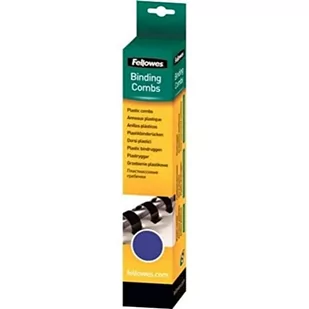 Fellowes Grzbiet, 5330902 - Grzbiety plastikowe 10mm,niebieski,25 szt - Grzbiety do bindownic - miniaturka - grafika 1