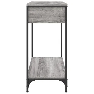 Stolik konsolowy, szary dąb sonoma, 75x34,5x75 cm Lumarko! - Konsole i sekretarzyki - miniaturka - grafika 8