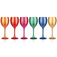 Kieliszki - Kolorowe kieliszki do wina, drinków 300 ml 6 szt - miniaturka - grafika 1