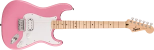 Squier Sonic Stratocaster HT H Maple Fingerboard White Pickguard Flash Pink - Gitary elektryczne - miniaturka - grafika 1