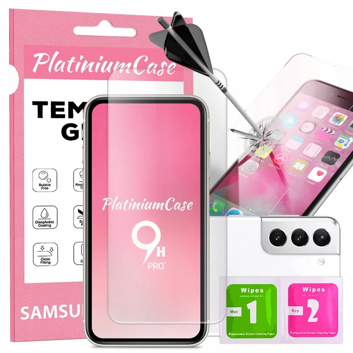 Szkło hartowane 9H szybka do SAMSUNG S21 PLUS 5G