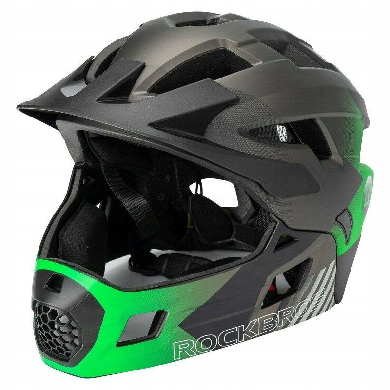 Kask Rowerowy Rockbros Dziecięcy Bezpieczny S 48-52CM Całotwarzowy Pro Mtb
