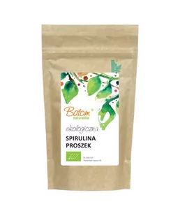 Spirulina proszek BIO 100g BATOM - Suplementy naturalne - miniaturka - grafika 1