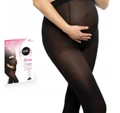 Rajstopy - Gatta Rajstopy ciążowe mikrofibra Body Protect 40DEN, Nero, 4-L - miniaturka - grafika 1