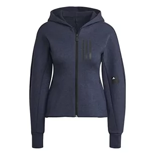adidas Damska bluza z kapturem w stylu Mv Sl Fz Hd, len, M, Len, M - Bluzy damskie - miniaturka - grafika 1