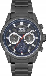Zegarek Zegarek męski SLAZENGER SL.09.2157.2.02 granatowy fashion na prezent - Zegarki męskie - miniaturka - grafika 1