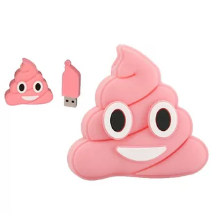 Dr. Memory RÓŻOWA KUPA EMOJI FLASH 64GB 2760-uniw - Pendrive - miniaturka - grafika 1