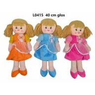 Lalki dla dziewczynek - LALKA SZMACIANA Z GLOSEM 40CM XPL SA FOL Sun-Day - miniaturka - grafika 1