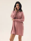 Bielizna nocna - Koszula nocna Rhone Esotiq brudny róż XL - miniaturka - grafika 1