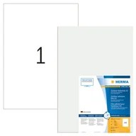 Papier do drukarek - Herma Odporne na warunki atmosferyczne etykiety foliowe A3 297 x 420 mm białe wyjątkowo silna przyczepność rozciągliwe 9544 9544 - miniaturka - grafika 1