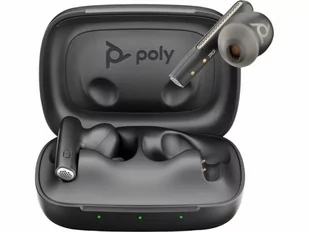 POLY Voyager Free 60 UC Carbon Black BT700 USB-C +Case 7Y8H4AA - Słuchawki - miniaturka - grafika 1