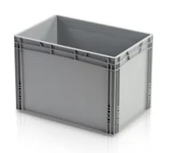 Pojemniki przemysłowe - B2B Partner Plastikowa skrzynka, 600x400x420 mm 965761 - miniaturka - grafika 1