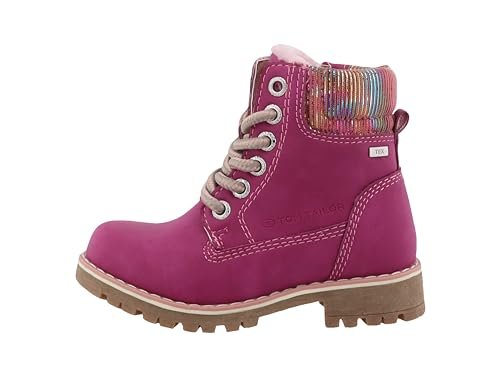 Tom Tailor Kids Dziewczęce 4270080018 modne kozaki, różowy, 31 EU
