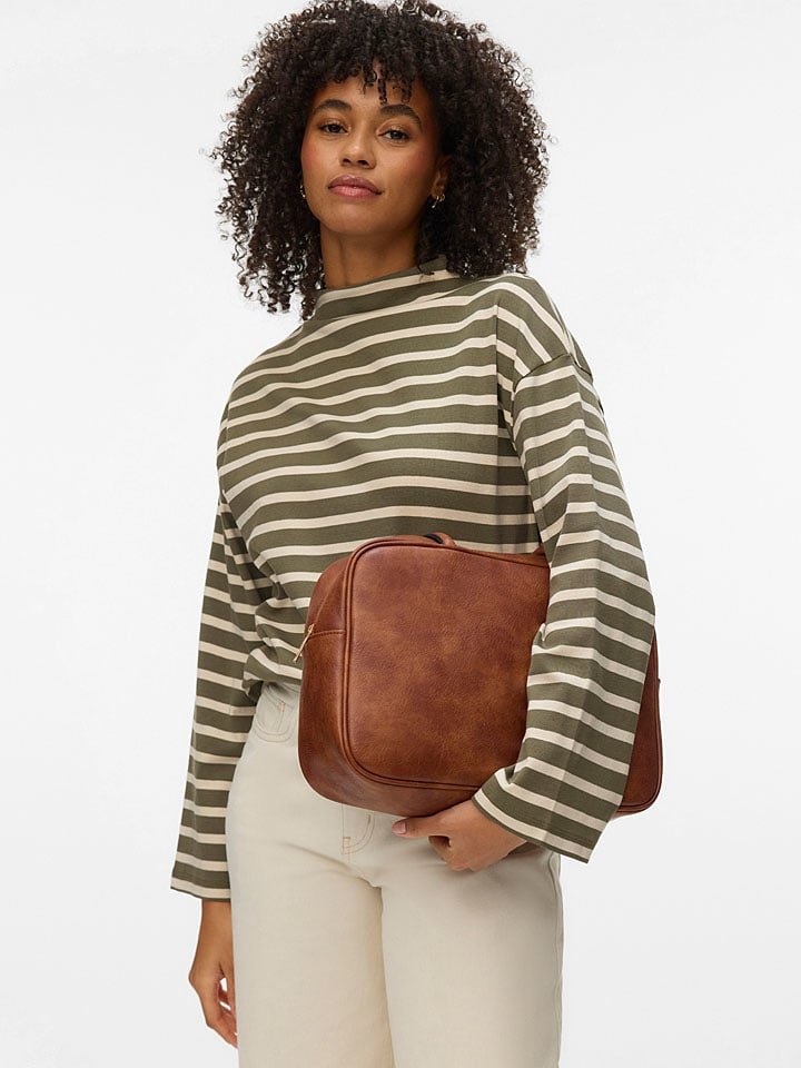 Vero Moda Sweter w kolorze szarobrązowo-beżowym