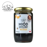 Miód - Naturalny Miód gryczany 100 % prawdziwy duży 900 g - miniaturka - grafika 1