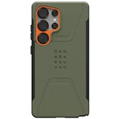 Etui i futerały do telefonów - Etui UAG Civilian Pro do Samsung Galaxy S25 Ultra Zielono-pomarańczowy - miniaturka - grafika 1