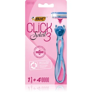 Bic Maszynka do golenia Soleil Click 3 (maszynka + 4 wkłady) - Depilacja - miniaturka - grafika 1